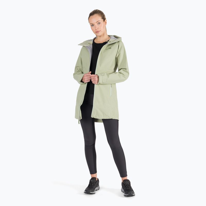 Women's rain jacket The North Face Dryzzle Futurelight Parka green NF0A7QAD3X31 2