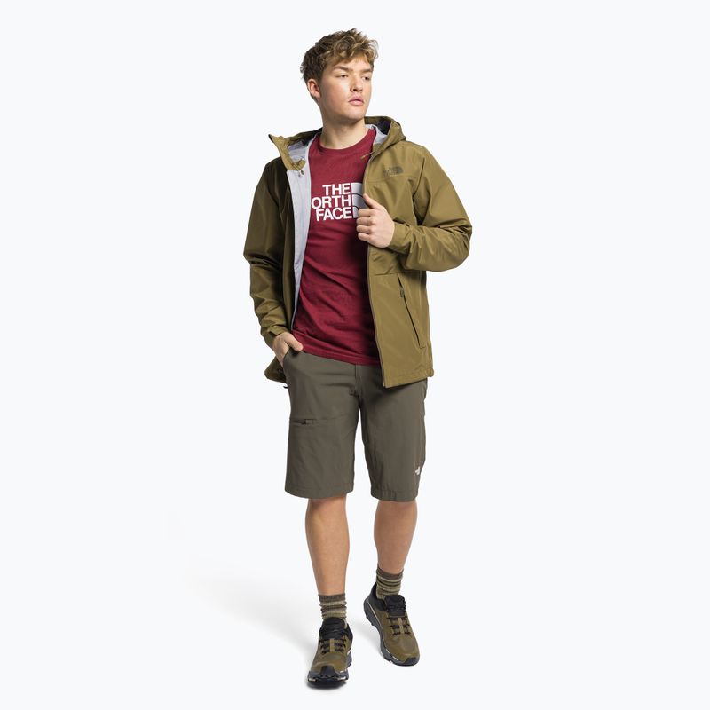 Men's rain jacket The North Face Dryzzle Futurelight brown NF0A7QB237U1 2