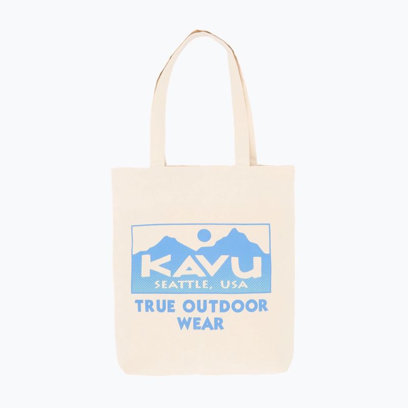 KAVU Gradient Logo Tote beige/blue bag