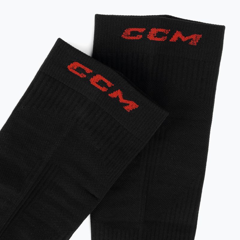 Hockey socks CCM Compression Knee black/red 4