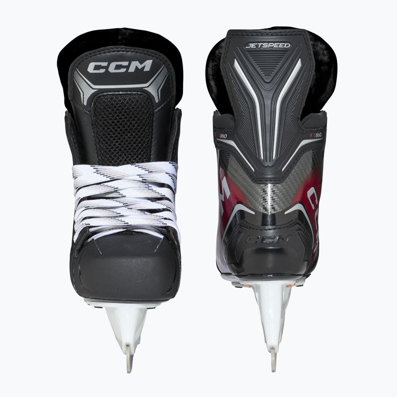 Children's hockey skates CCM JetSpeed FT860 JR Regular Player Skates black 3
