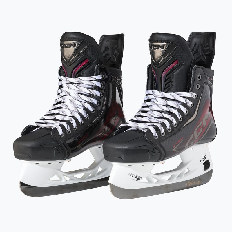 Men's goalie hockey skates CCM JetSpeed FT8 Pro SR TAPERED black 2