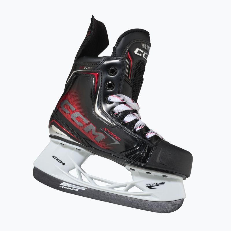 Children's goalie hockey skates CCM JetSpeed FT8 Pro YT REGULAR black 4