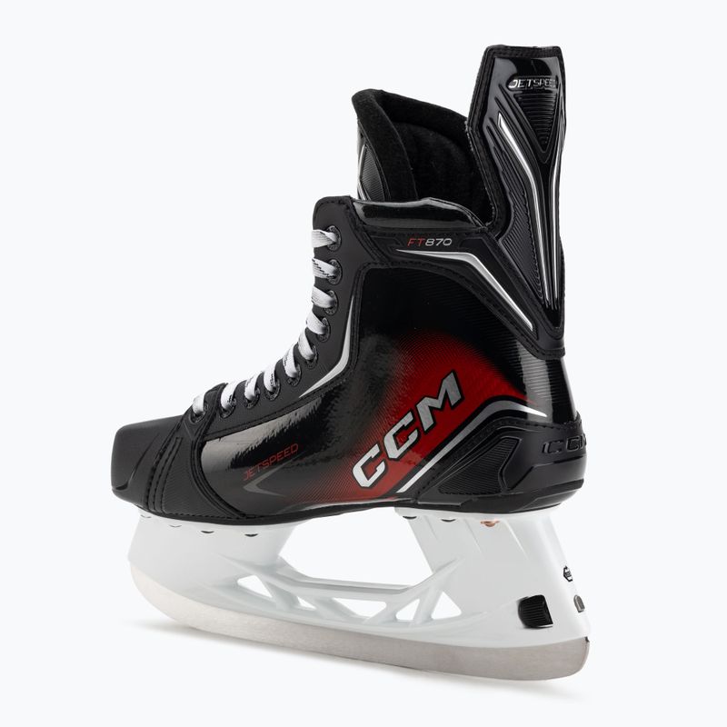 Men's hockey skates CCM JetSpeed FT870 SR REG black 3