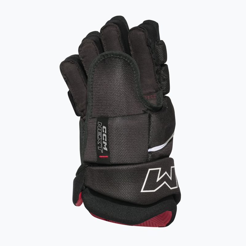 Hockey gloves CCM Next SR Gloves black/white 2
