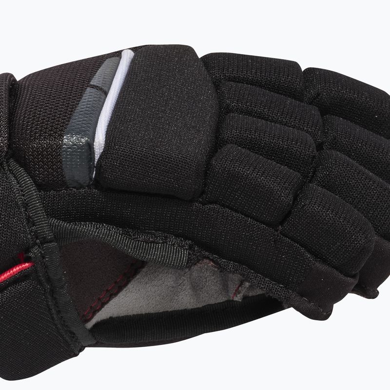 Children's hockey gloves CCM Next JR Gloves black/white 4