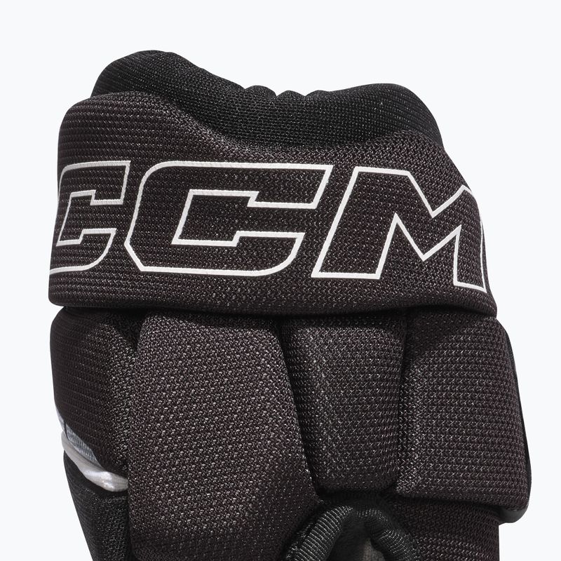 Children's hockey gloves CCM Next JR Gloves black/white 5