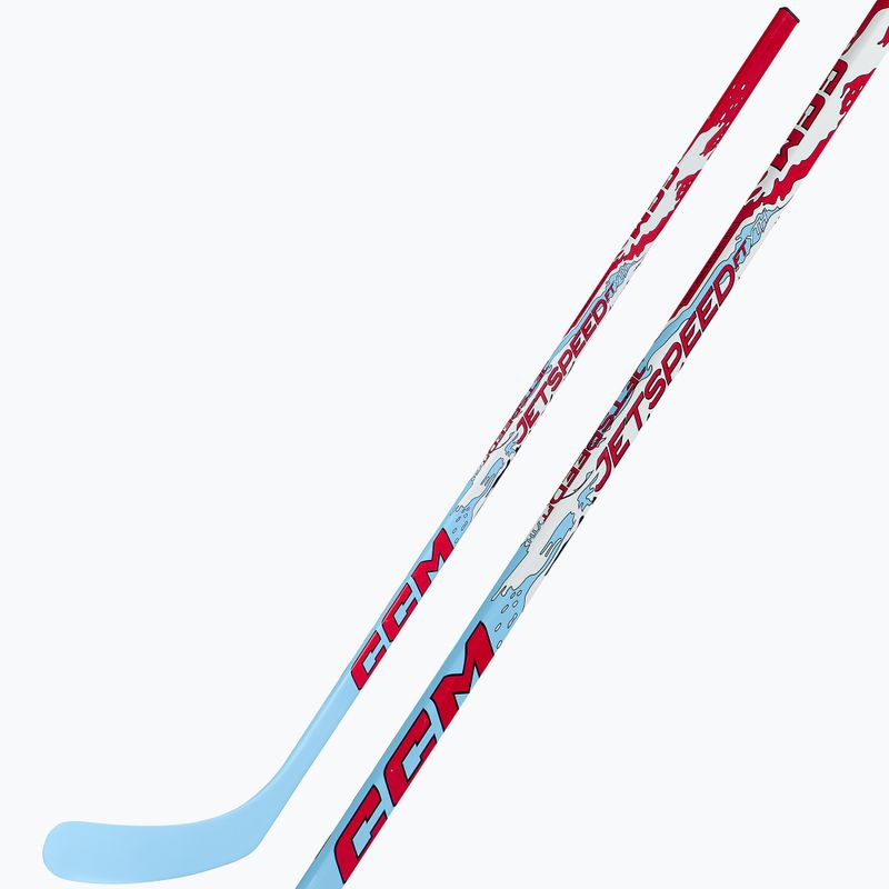 Hockey stick CCM JetSpeed Youth black/red 6