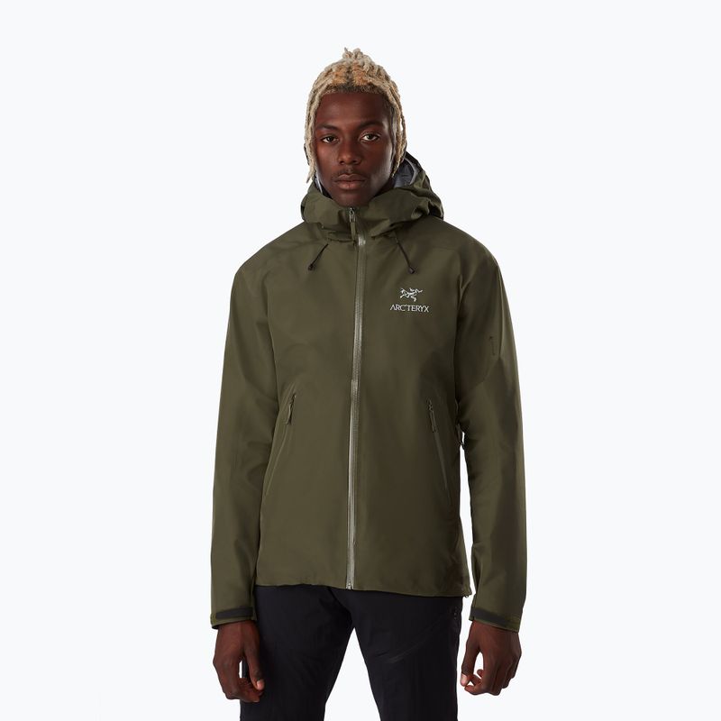 Men's Arcteryx Beta LT rain jacket green 26844 2