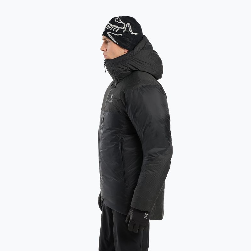 Men's Arcteryx Alpha Parka black down jacket  2