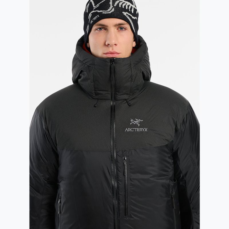 Men's Arcteryx Alpha Parka black down jacket  6