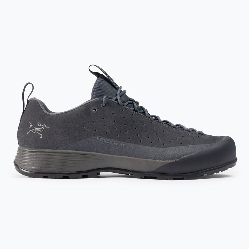 Men's Arcteryx Konseal FL 2 Leather grey 28300 approach shoes 2