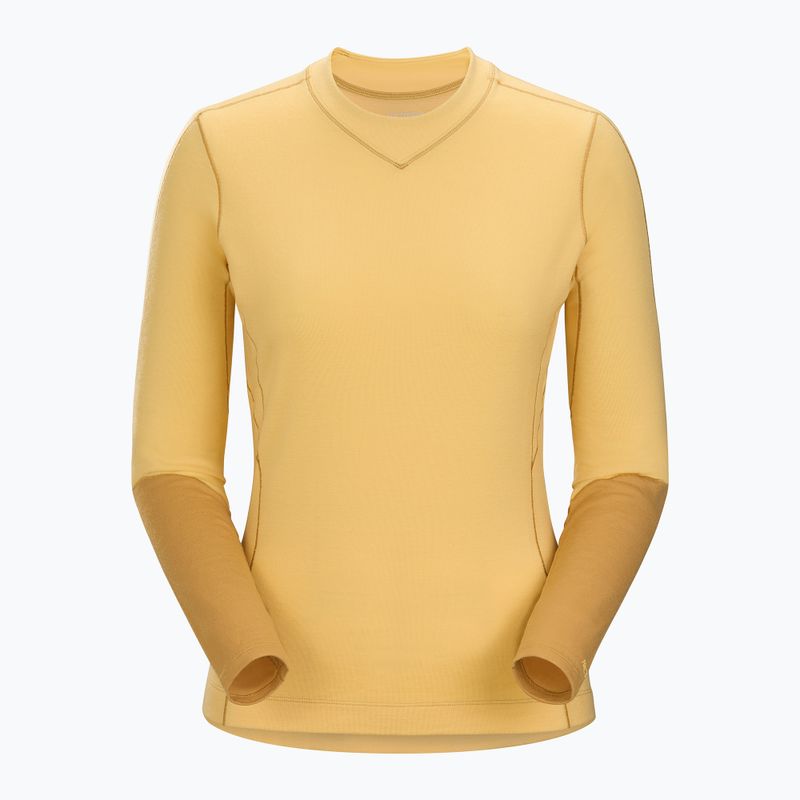 Arcteryx women's thermal T-shirt Rho Wool LS Crew yellow X000006251029 5