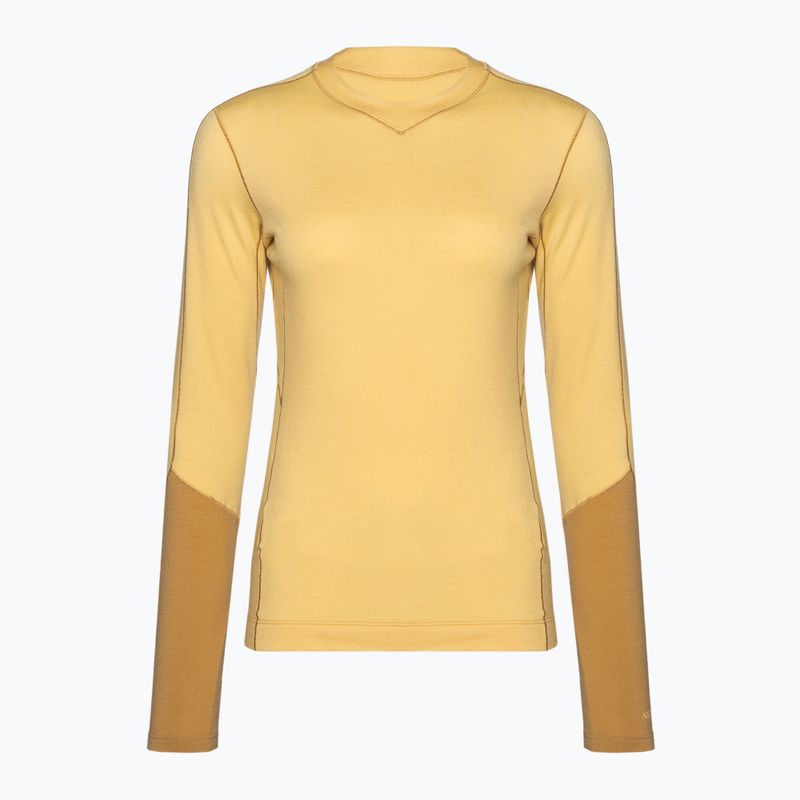 Arc'teryx women's thermal T-shirt Rho Wool LS Crew yellow X000006251029