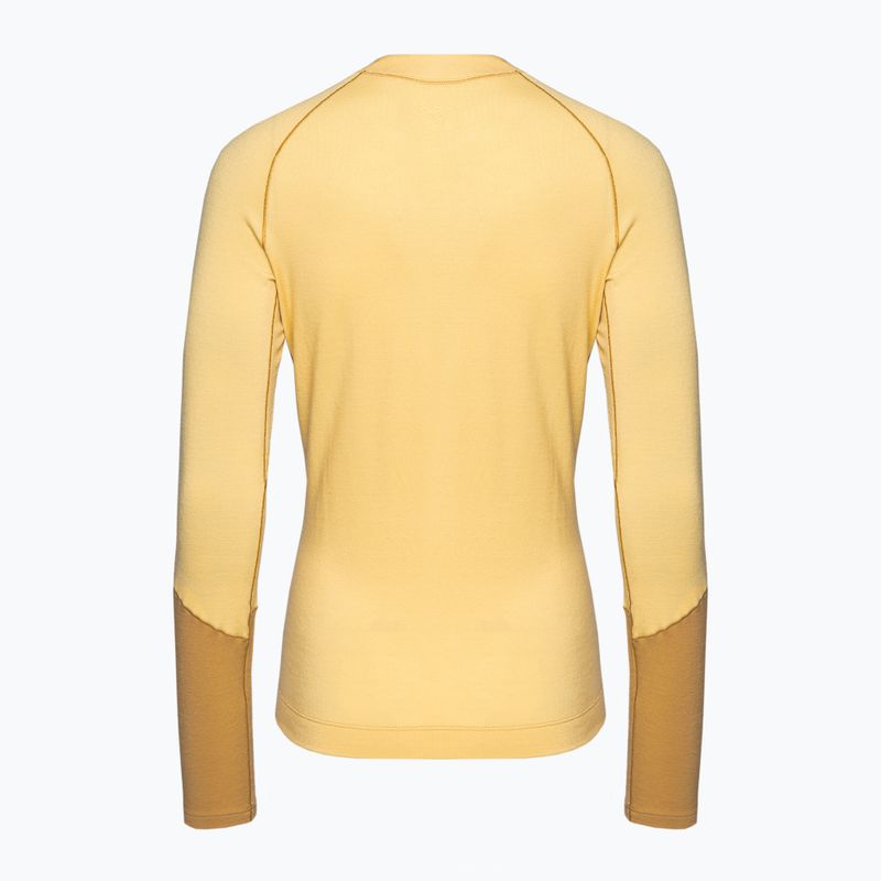 Arcteryx women's thermal T-shirt Rho Wool LS Crew yellow X000006251029 2