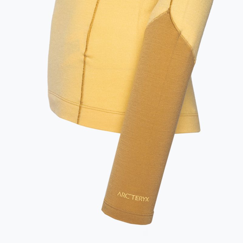 Arcteryx women's thermal T-shirt Rho Wool LS Crew yellow X000006251029 3