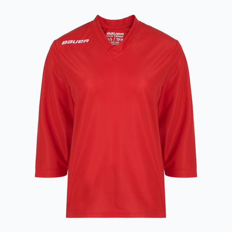Children's hockey longsleeve Bauer Flex Practice Jersey Jr red