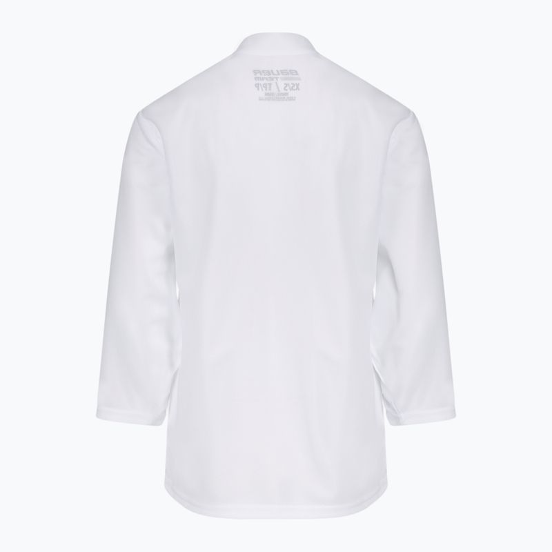 Children's hockey longsleeve Bauer Flex Practice Jersey Jr white 2