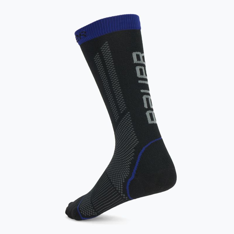 Hockey socks Bauer Tall Performance S25 black/blue 2