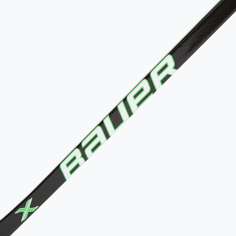 Children's hockey stick Bauer X Series Grip Jr F40 L black/blue/green 2