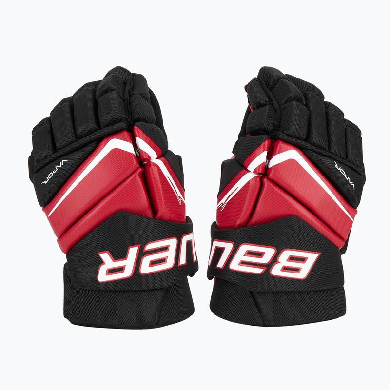 Hockey gloves Bauer Vapor Fly40 Sr black/red 2