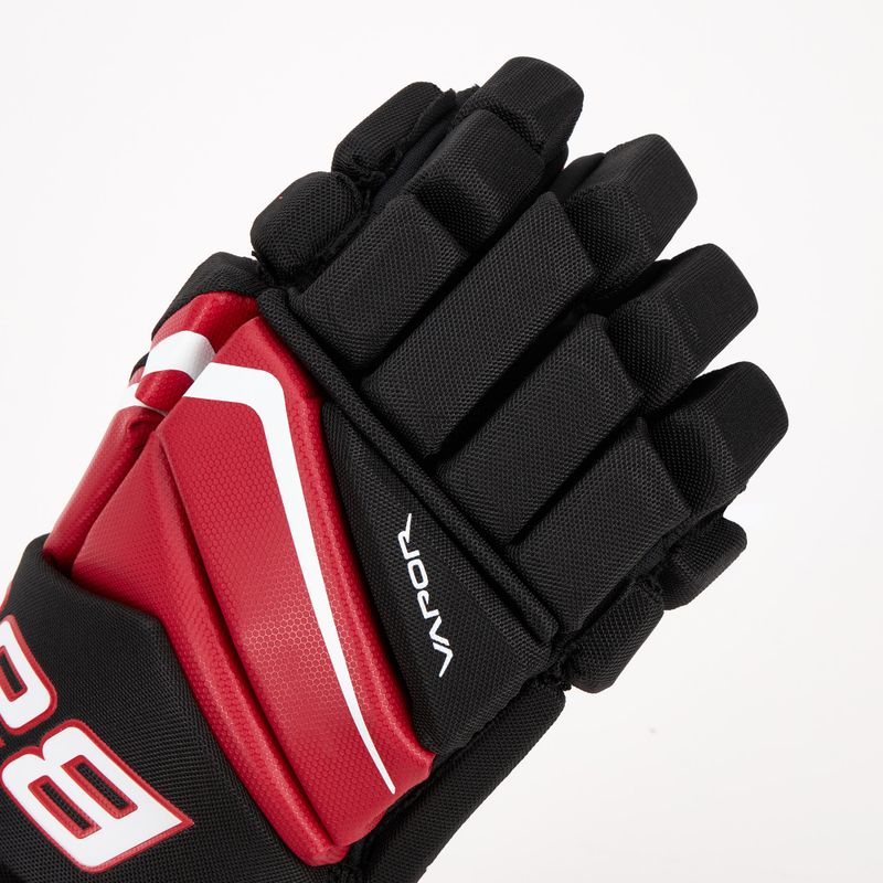 Hockey gloves Bauer Vapor Fly40 Sr black/red 5