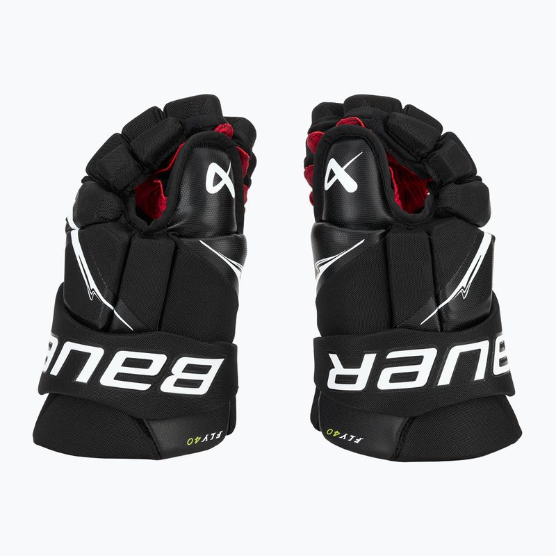 Hockey gloves Bauer Vapor Fly40 Sr black/white 4