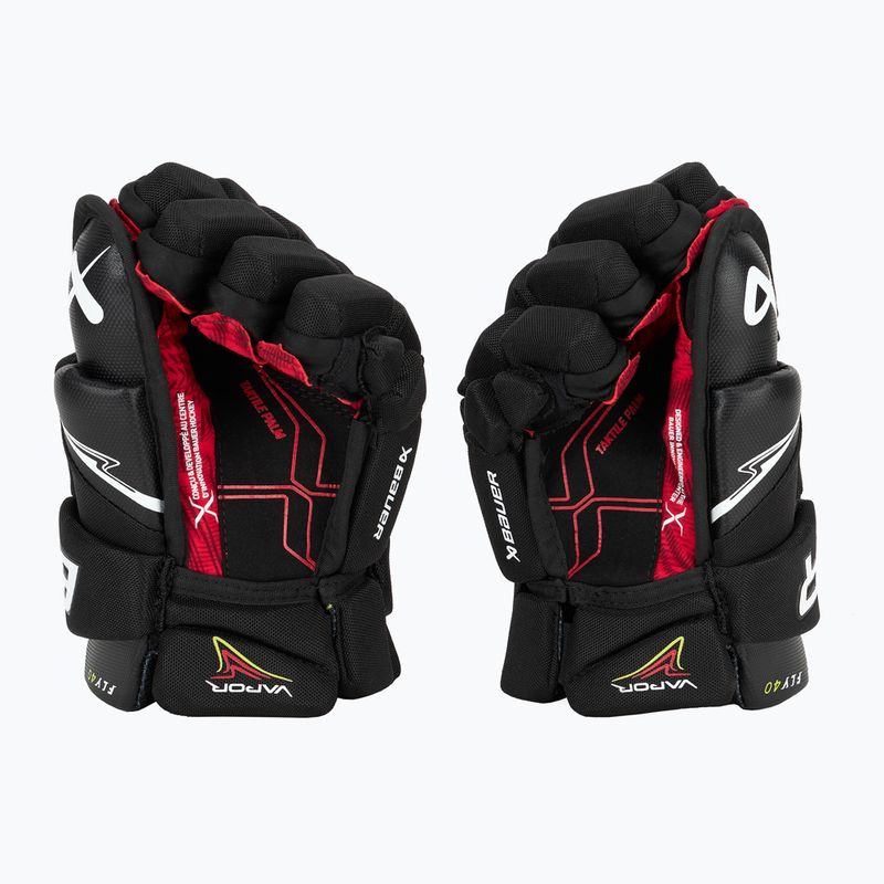 Hockey gloves Bauer Vapor Fly40 Int black/white 3