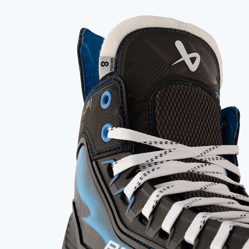 Men's ice hockey skates Bauer X-Lp 2.0 Skate-Sr black/blue 4
