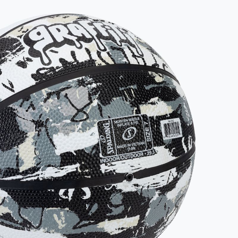 Spalding Graffiti basketball white size 7 3