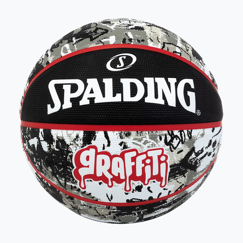 Spalding Graffiti basketball black/red size 7