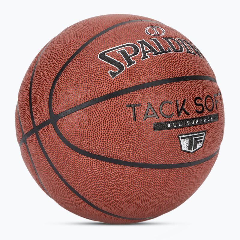 Spalding TF Tack Soft basketball orange size 6 2