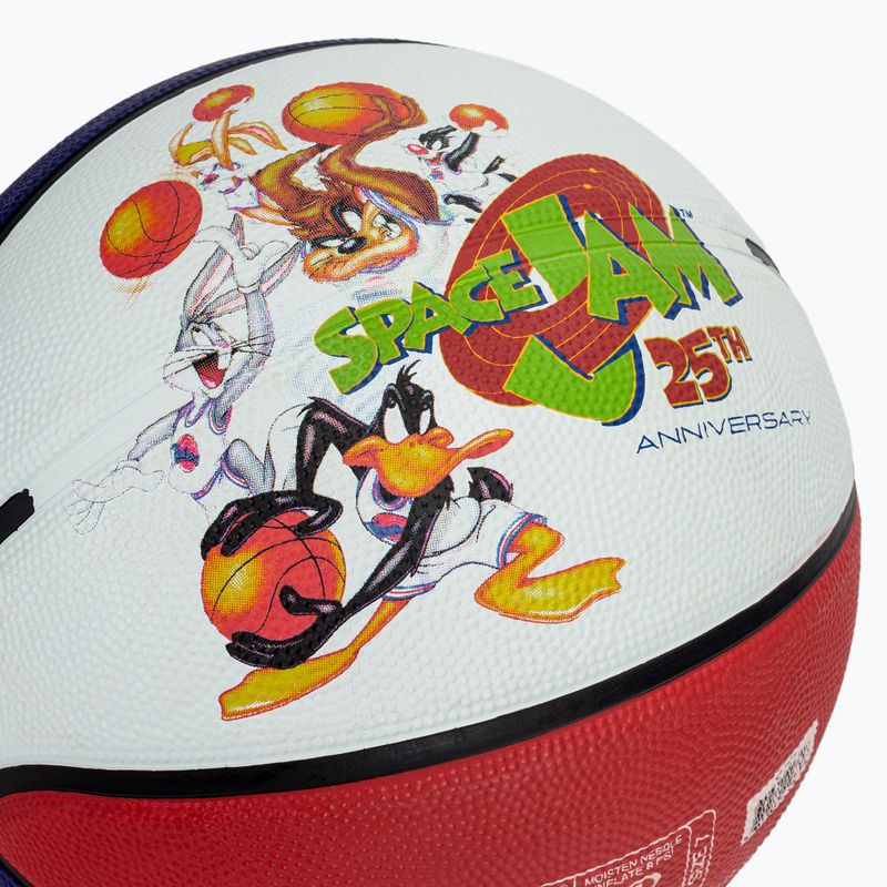 Basketball Spalding Space Jam Tune white/red/blue size 7 4