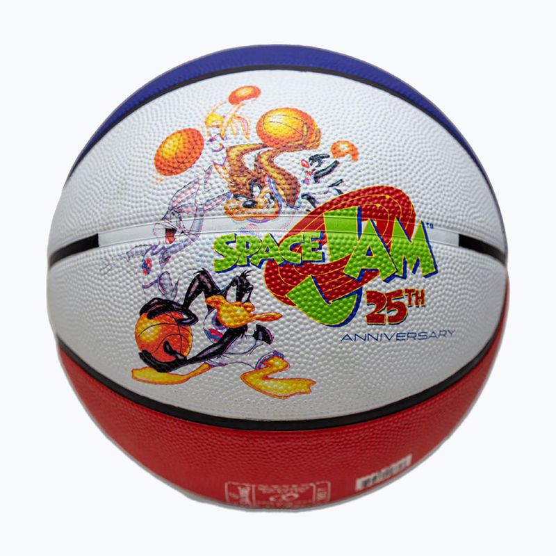Basketball Spalding Space Jam Tune white/red/blue size 7 2