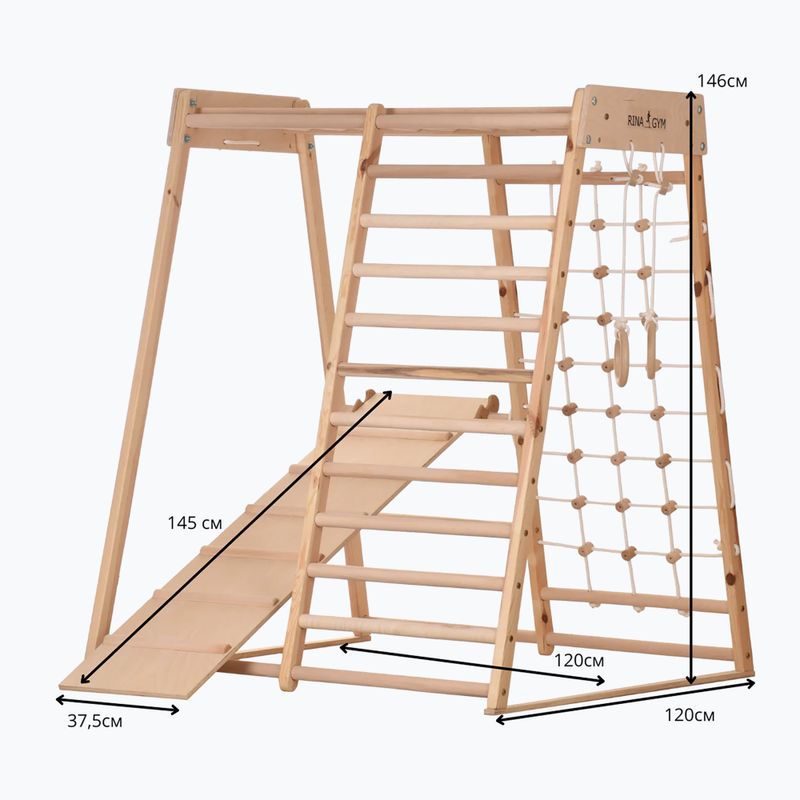 RINAGYM Classic wooden gymnastics frame 8