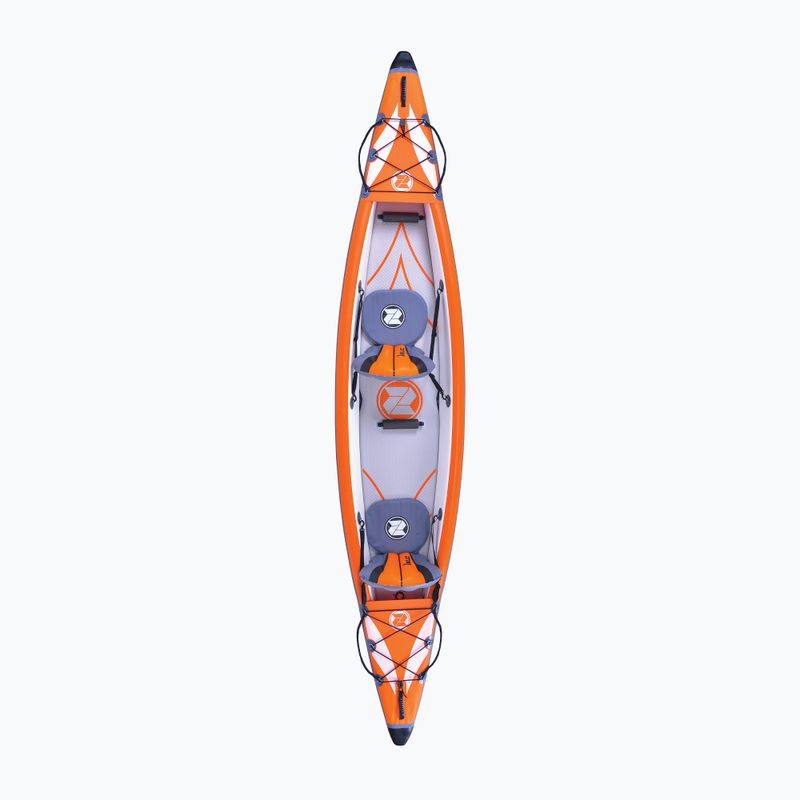 ZRAY Drift 14'0" white/orange 2-person inflatable kayak 2