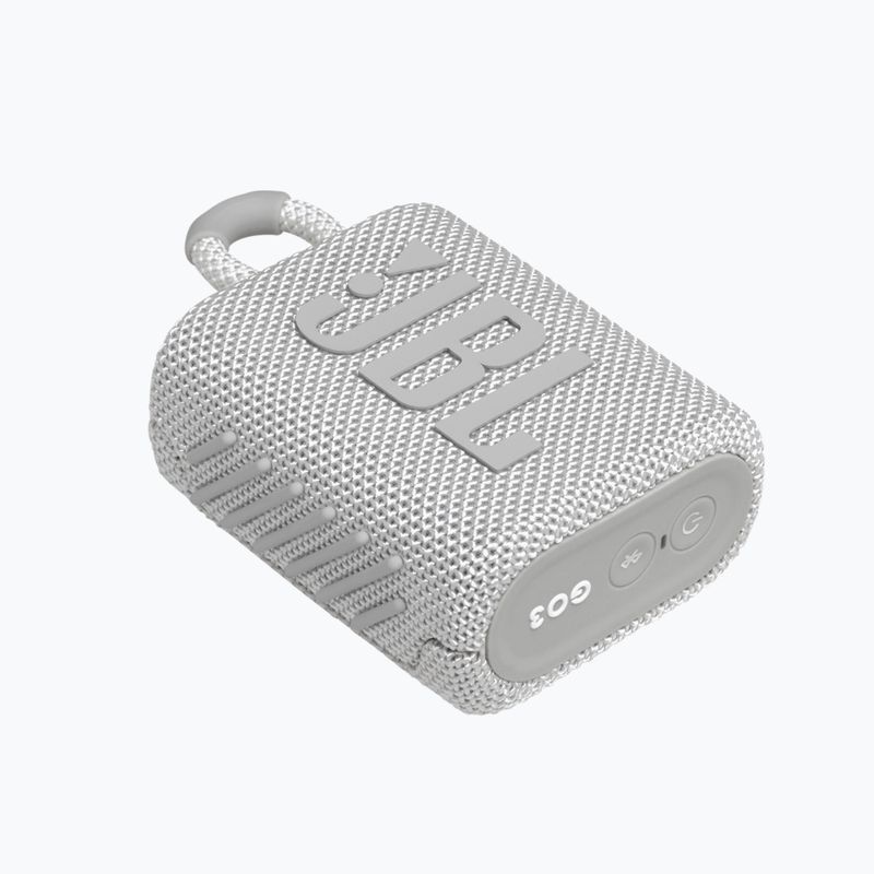 JBL GO 3 mobile speaker white JBLGO3WHT 3