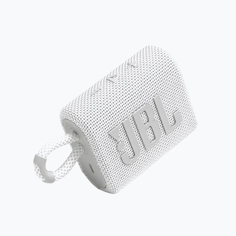 JBL GO 3 mobile speaker white JBLGO3WHT 4