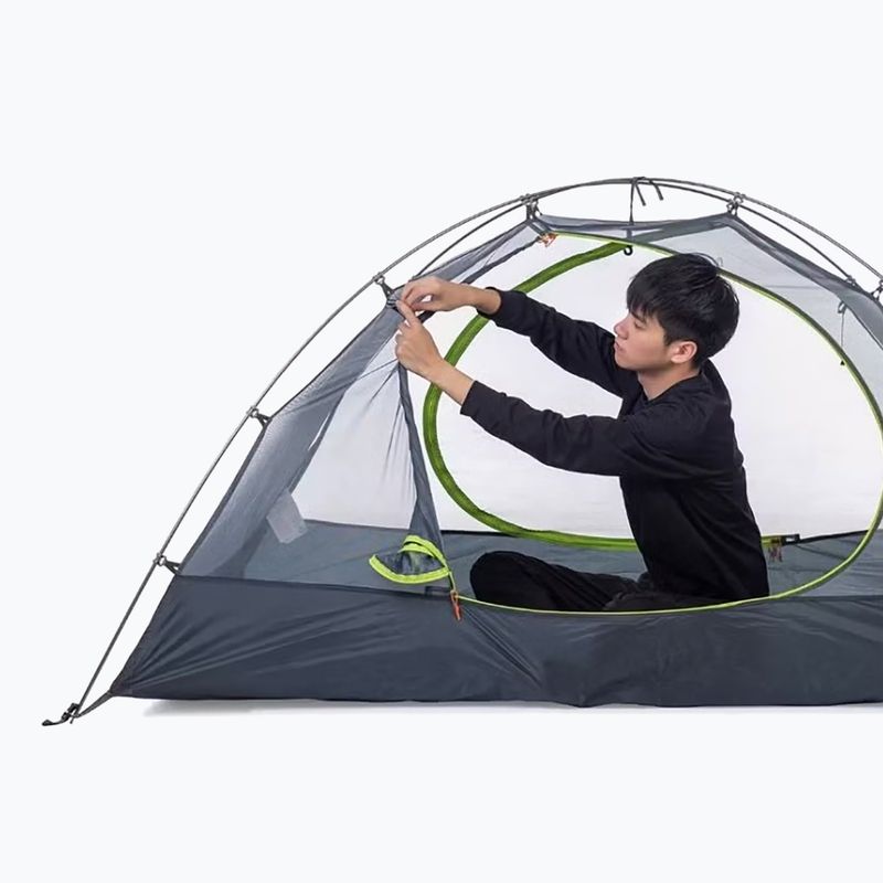 2-person trekking tent Naturehike Ultralight 20D forest green 4