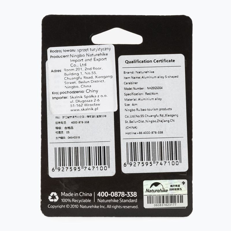 Carabiner Naturehike Type S 4 pcs. 2