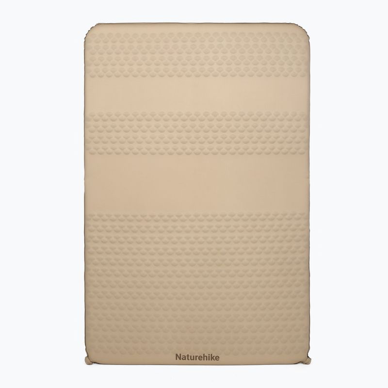 Self-inflating mat Naturehike Featherbone Double Regular Wide brown 2