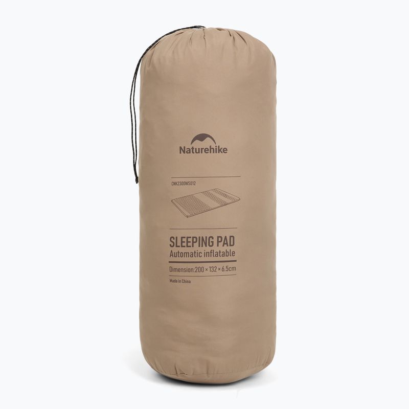 Self-inflating mat Naturehike Featherbone Double Regular Wide brown 9