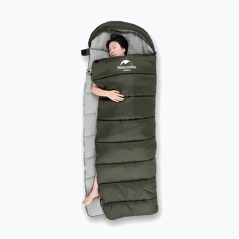 Sleeping bag Naturehike U250 army green 5