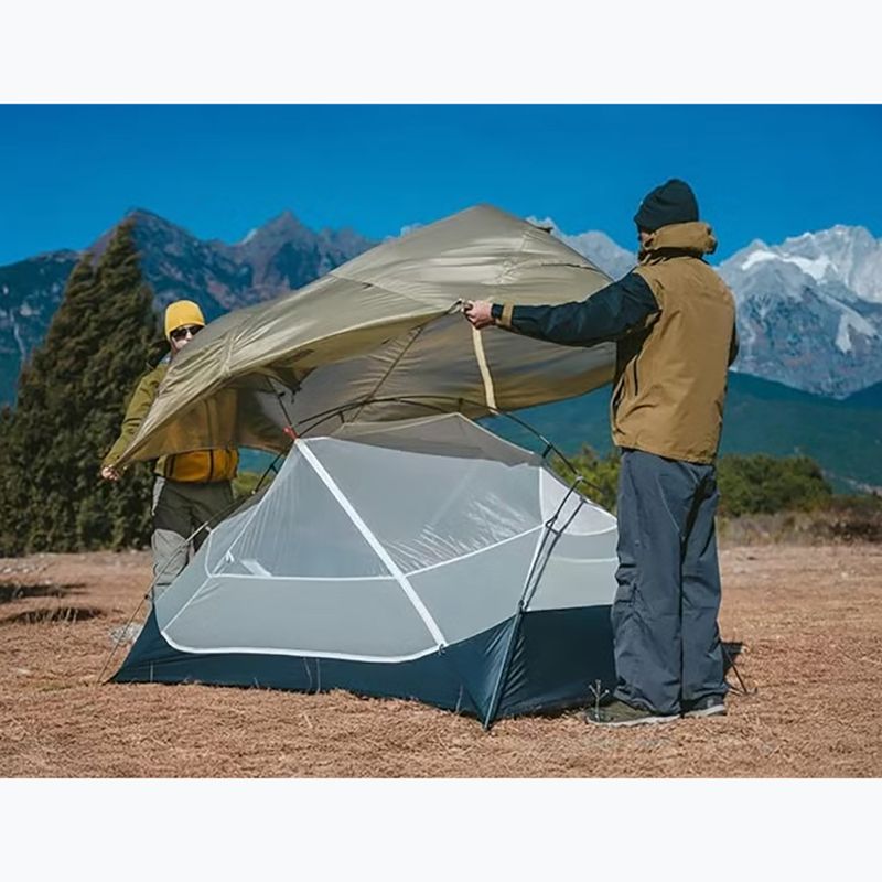 2-person trekking tent Naturehike Mongar UL 2 15D moon rock gray 4