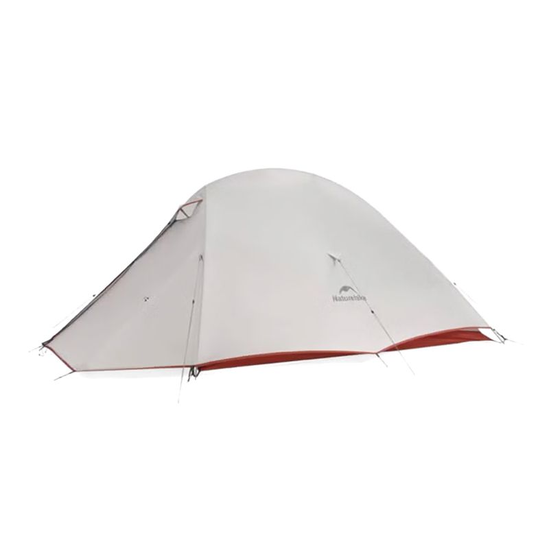 2-person trekking tent Naturehike Cloud Up 2 Pro 20D light gray/red 3