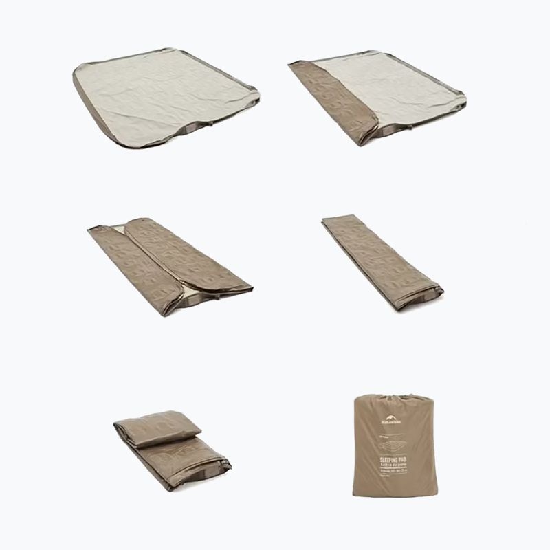 Inflatable mattress Naturehike Chenjing Single brown 2