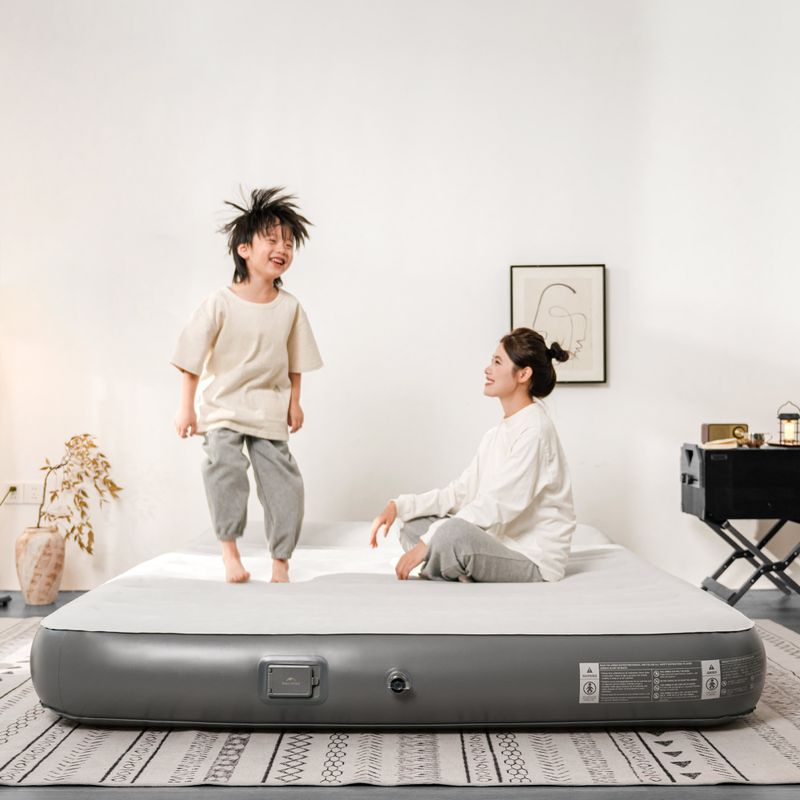 Inflatable mattress Naturehike Chenjing with Pillow Double grey 8