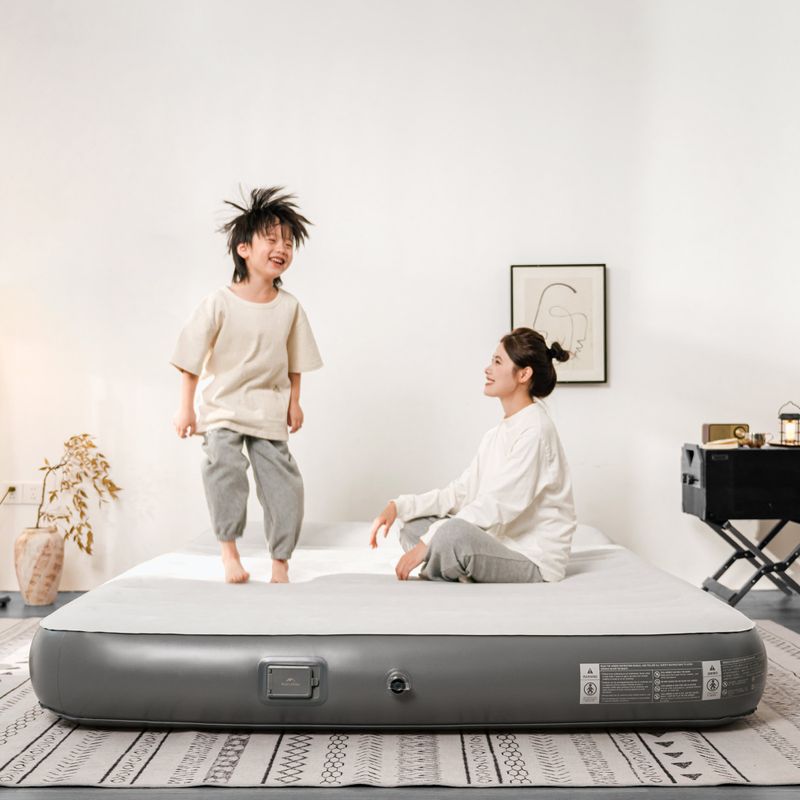 Inflatable mattress Naturehike Chenjing with Pillow Triple grey 4