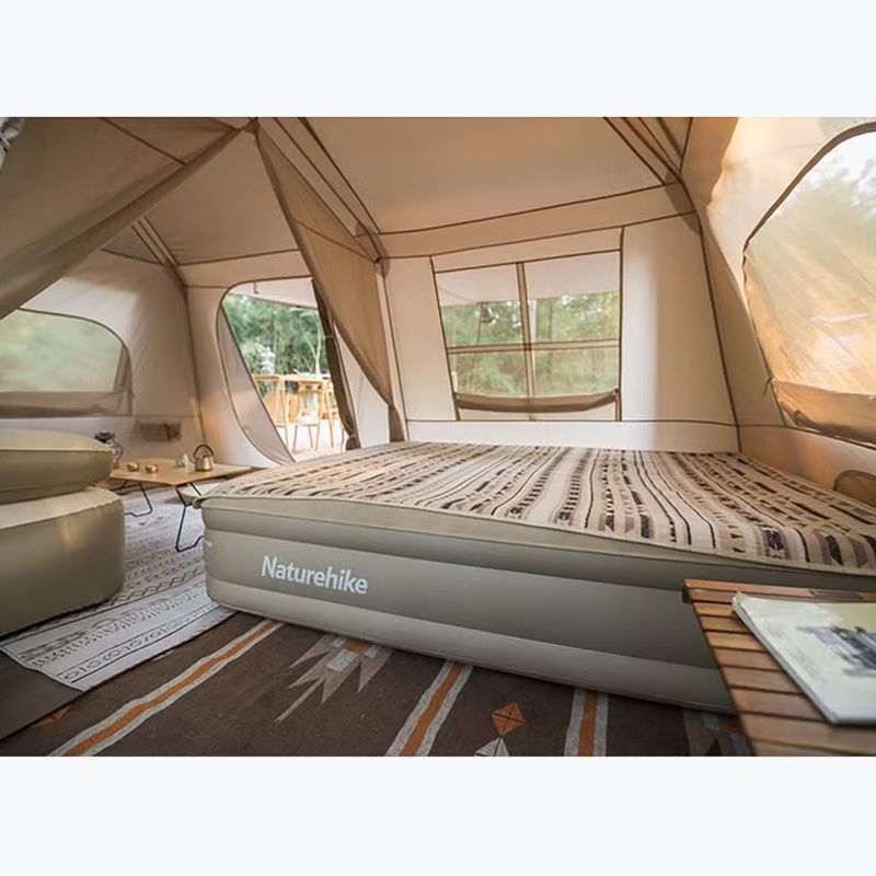 4-person camping tent Naturehike Village 13 Ridge Ultimate Edition brown/ti black 7