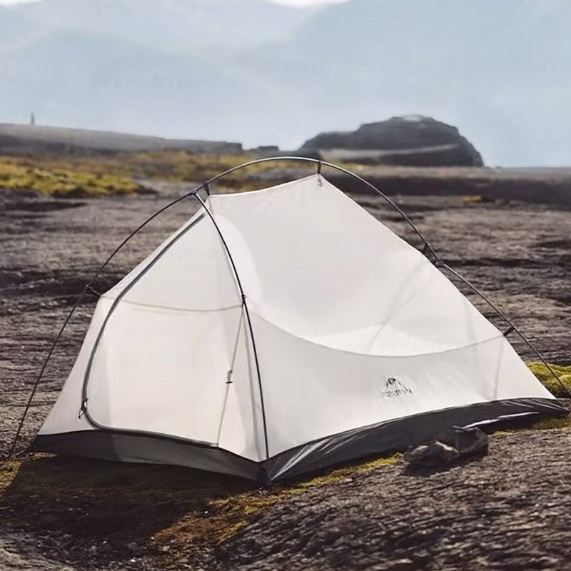 1-person trekking tent Naturehike Cloud Up 1 Pro 200 light gray/red 2